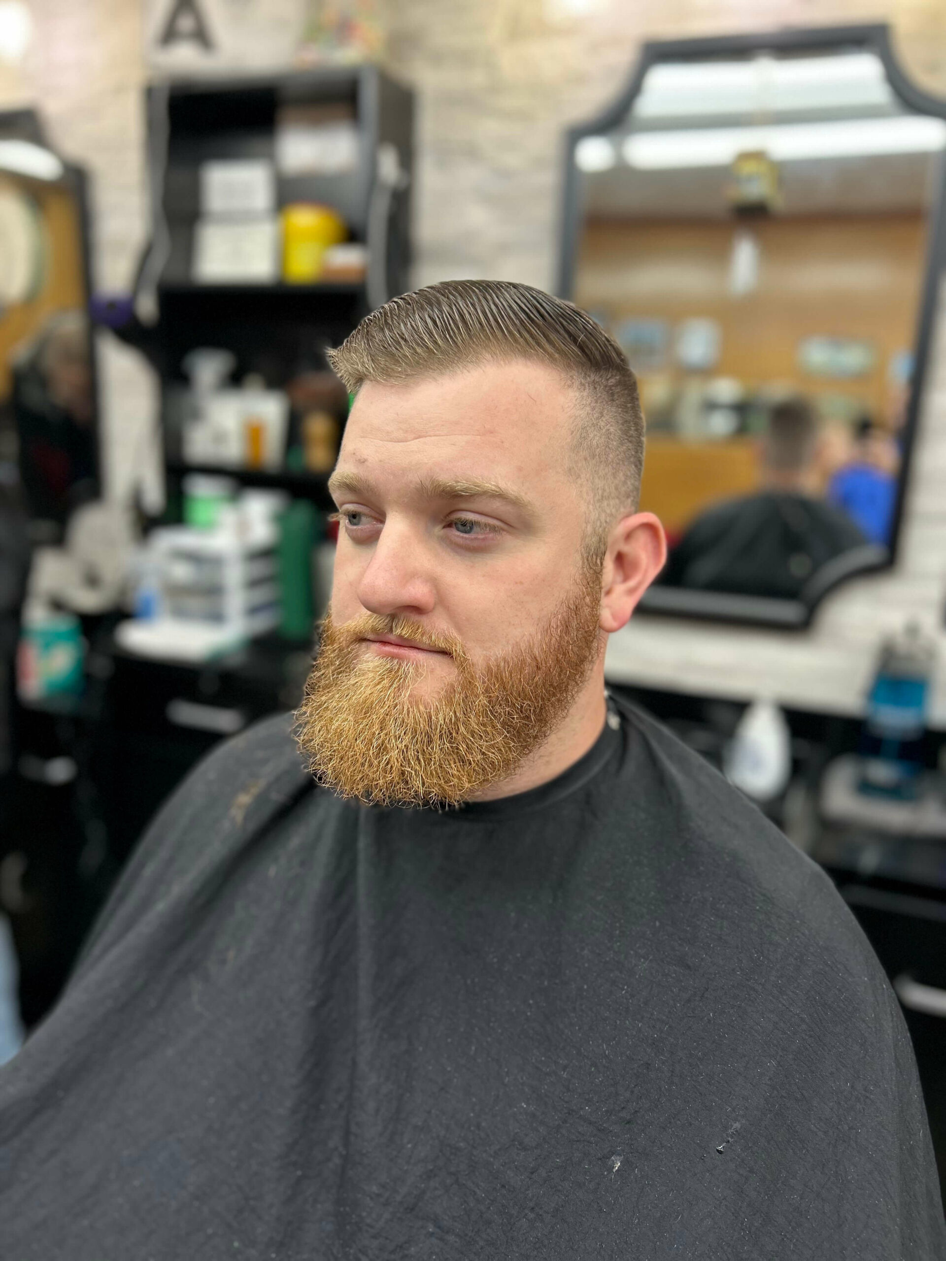 HAIRCUT AND BEARD TRIM